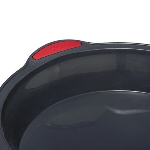 Silikonová forma na pečení dortu 26 cm kulatá šedá 5five simply smart do trouby