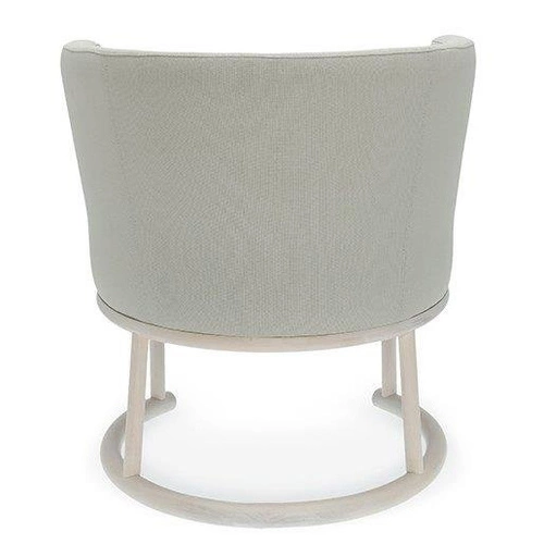 Odpočinkové křeslo Likewise Fameg do obýváku moderní čalouněné na dřevěných lyžinách