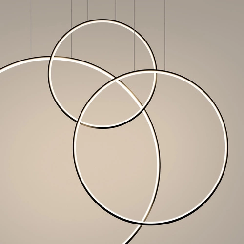 Závěsné LED svítidlo RIO 3 černé moderní nad jídelní stůl a do obývacího pokoje Thoro