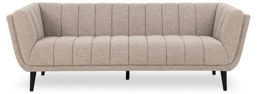 Sedačka Tampa 3místná béžová bouclé moderní do obýváku na vysokých nohách Actona