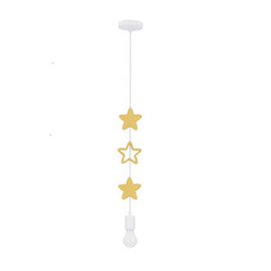 Jednoduchá závěsná lampa sss 1x20W E27 iq kids gold