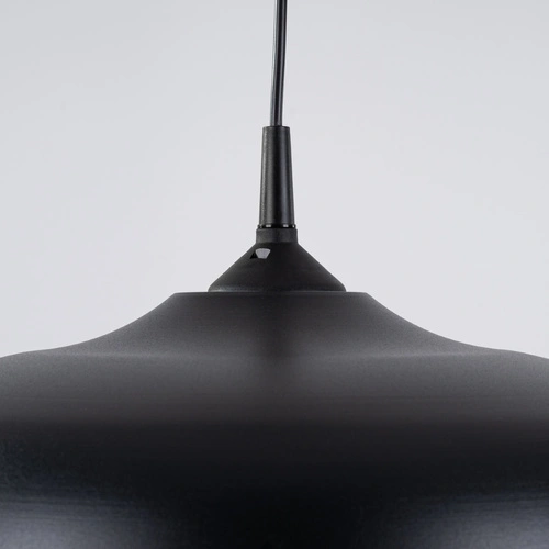 Závěsné svítidlo GINA černé moderní do obýváku kuchyně nebo jídelny kovové 38 cm