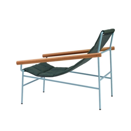 Zahradní relaxační křeslo Glam outdoor s područkami, látka, glamour styl