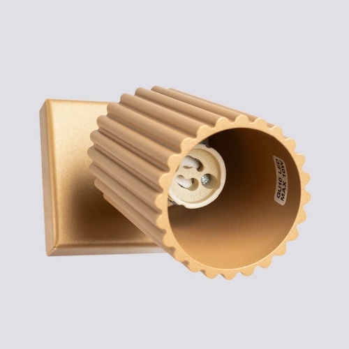 Nástěnná lampa KARBON zlatá moderní s otočným stínidlem do obýváku a ložnice SOLLUX