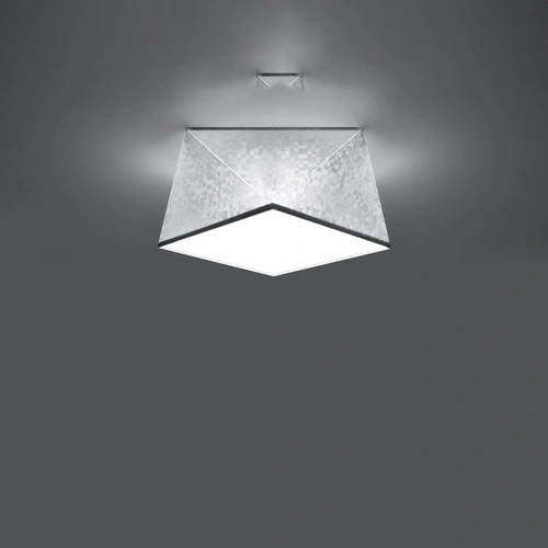 Stropní svítidlo HEXA 25 moderní stříbrné do obýváku kuchyně ložnice Sollux Lighting