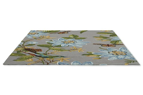 Venkovní koberec Spring Lotus Grey 160x230 polypropylenový snadno čistitelný na terasu zahradu balkon