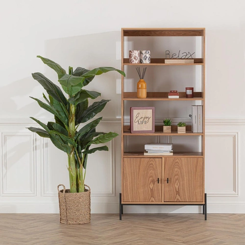 Simon moderní knihovna do obýváku a ložnice v holandské dýze jasanu Atmosphera