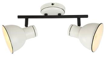 Stropní svítidlo Zumba strip 2x40W E14 bílé+černé