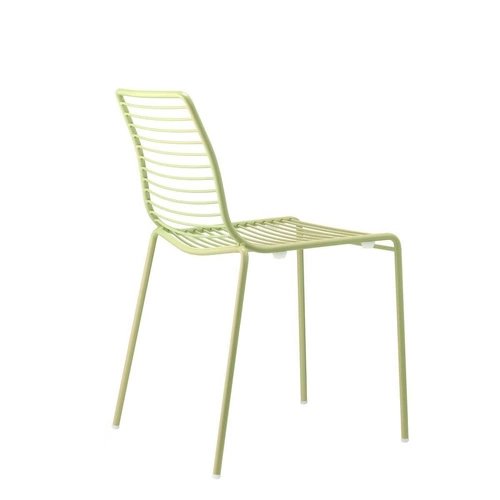 Kovová zahradní židle bílá Summer SCAB Design moderní stohovatelná na terasu