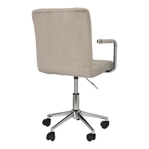 Ergonomická kancelářská židle Cosmo Arm, šedý samet, otočná s područkami