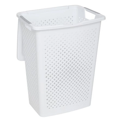 Koš na prádlo 55l plastový bílý