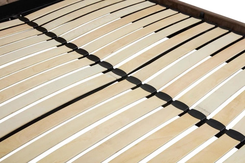 Čalouněná postel Pola 160x200 béžová s úložným prostorem do ložnice glamour