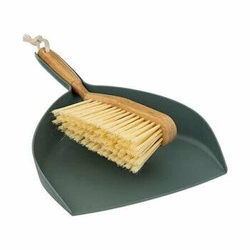 Kartáč s prachovkou zelený/přírodní