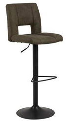 Židle barová Sylvia zelená/černá