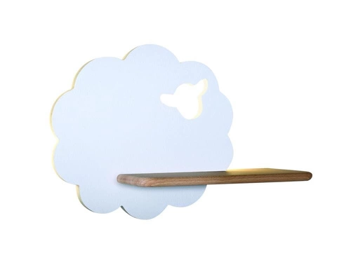 Nástěnné LED svítidlo Sheep bílé klasické dřevěné do dětského pokoje 5W 4000K CANDELLUX