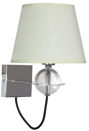 Nástěnné svítidlo Tesoro 1x40W E14 krémové světlo