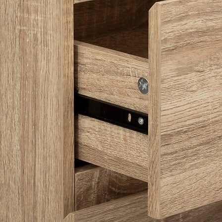 Komoda Dolo 5 zásuvek skandinávská komoda z přírodního dřeva do ložnice Atmosphera