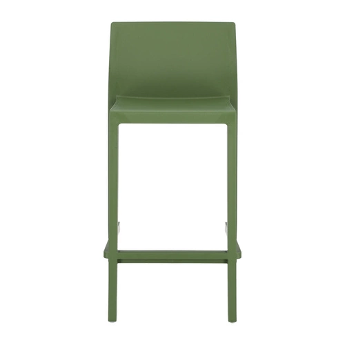 Barová židle Kate moderní antracitová 75 cm s opěrkou do kuchyně a na zahradu SCAB Design