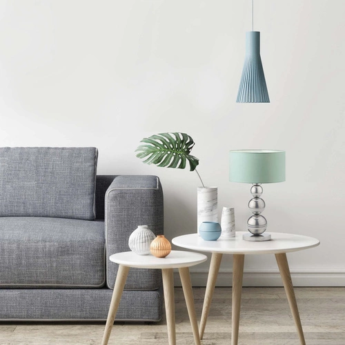 Noční lampa HONOLULU moderní se zeleným stínidlem do ložnice nebo obýváku 41 cm