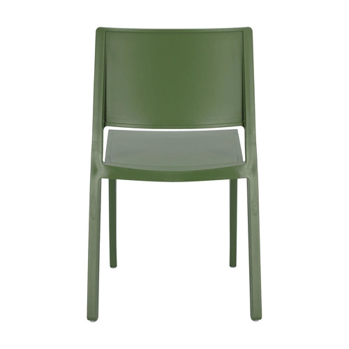 Zahradní židle Kate zelená z plastu SCAB Design, stohovatelná, snadné čištění