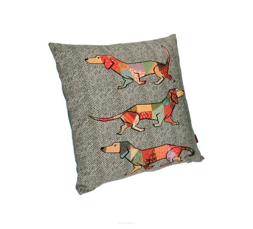 Velurový dekorační polštář JOCKER do obýváku a ložnice antialergický 40x40 cm