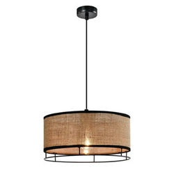 Závěsné svítidlo Ardi žluté stínidlo černé moderní do obýváku a jídelny 30 cm