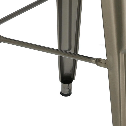 Židle barová Paris Back 75cm metalická insp. Tolix výprodej