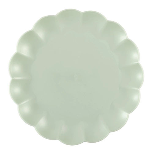 Jídelní talíř Iris 25,5 cm kulatý zelený lehký do jídelny Intesi vhodný do myčky