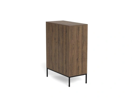 Komoda Palmdale kouřový dub se zásuvkami na nožičkách do obývacího pokoje