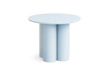 Konferenční stolek Cape kulatý 66 cm moderní modrý do obývacího pokoje