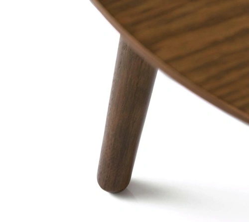 Sada 2 kulatých dubových konferenčních stolků Adda do obýváku