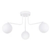 Stropní lustr ASTRAL 3 bílá koule minimalistický do obýváku a ložnice 62 cm