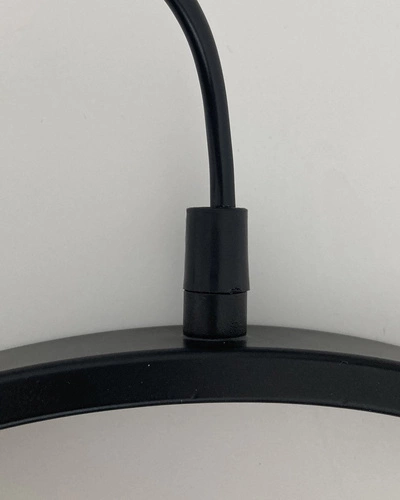 Závěsné LED svítidlo ELIPSE černé 38 cm s nastavitelnou výškou do obýváku, kuchyně a jídelny