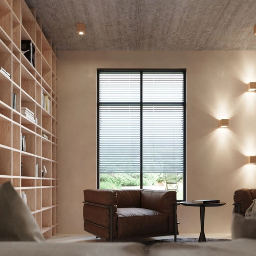 Dřevěné stropní svítidlo QUAD Sollux minimalistické čtvercové do obýváku 10x10 cm