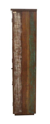 Dřevěná vitrína Bayang do obýváku a jídelny orientální se sklem na alkohol Intesi 180 cm