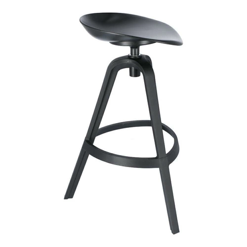 Barová židle Banksy černá otočná moderní do kuchyně a jídelny Intesi 77 cm