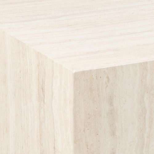 Sada 2 moderních béžových čtvercových konferenčních stolků do obýváku Dice Actona