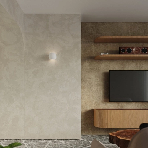 Keramická nástěnná lampa GLOBE bílá moderní do obýváku a ložnice Sollux Lighting