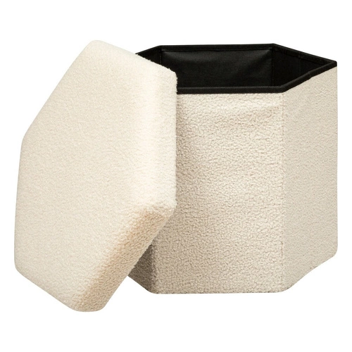 Taburet Jaiko boucle beige