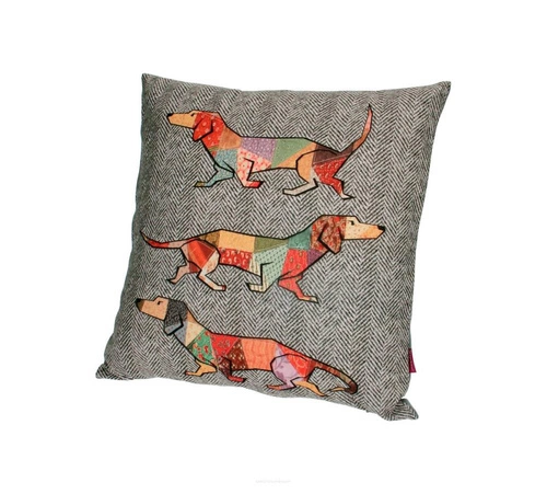 Velurový dekorační polštář JOCKER do obýváku a ložnice antialergický 40x40 cm