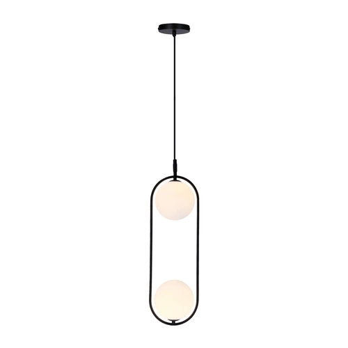 Závěsná lampa Cordel 2x28W G9 černá