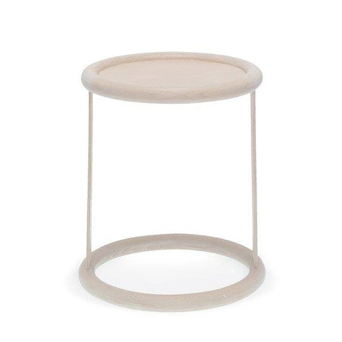 Kulatý dřevěný konferenční stolek moderní do obýváku na míru Fameg 43,5 cm