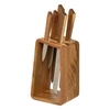 5five simply smart sada kuchyňských nožů z akáciového dřeva na chléb a zeleninu