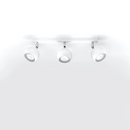 Stropní svítidlo Oculare 3 bílá moderní kovová do obývacího pokoje kuchyně a ložnice Sollux