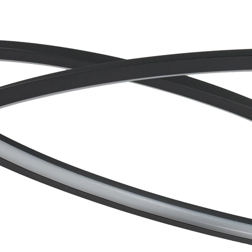 Stropní LED svítidlo Spirello černé 80 cm moderní do obýváku a jídelny Step into Design