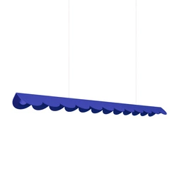 BISCUIT ultramarínová LED závěsná lampa 4000K
