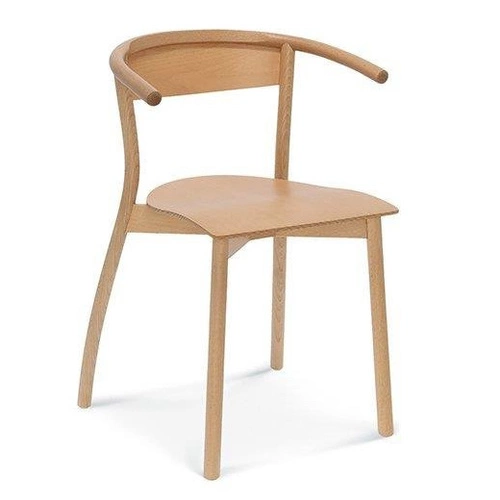 Dřevěná židle Fala Fameg s područkami do jídelny a obýváku skandinávský styl premium