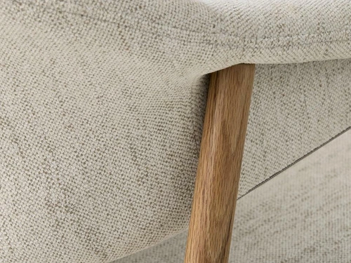 Křeslo do obýváku Elk Harmony 110 pískové skandinávský přírodní dub