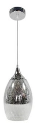 Celia 16 závěsná lampa 1x60W E27 stříbrná