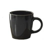 Keramický hrnek Lisere Dore Intesi 400 ml černý moderní na kávu nebo čaj